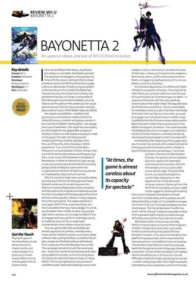 The review for Bayonetta 2 on Wii U.
Taken from Official Nintendo Magazine 114 - December 2014 (UK)

score: 93%