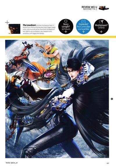 The review for Bayonetta 2 on Wii U.
Taken from Official Nintendo Magazine 114 - December 2014 (UK)

score: 93%