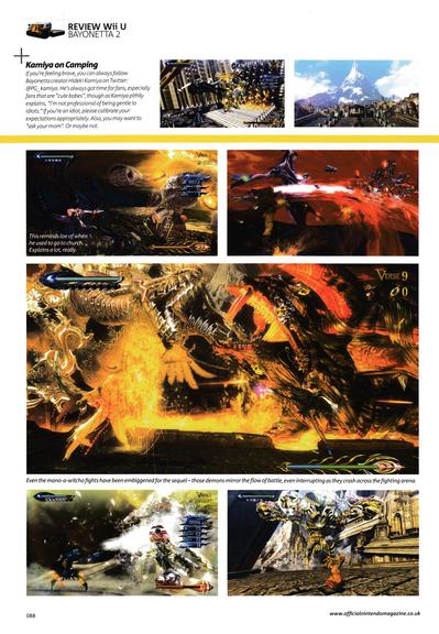 The review for Bayonetta 2 on Wii U.
Taken from Official Nintendo Magazine 114 - December 2014 (UK)

score: 93%
